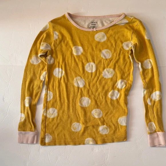 Deal 2 for $10 Carter's Pajama Set - Animal and Polka Dot. Girls Size 8. GUC - Picture 3 of 10